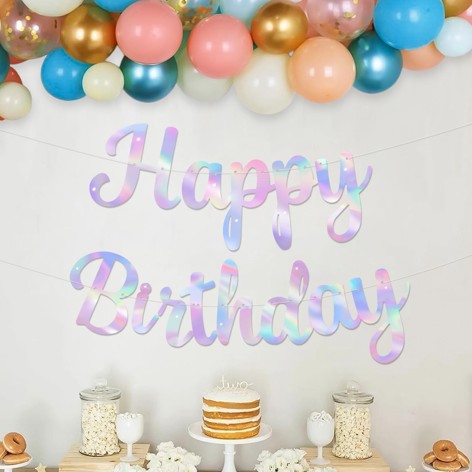 JHZMCRX thick cardboard banner offers sturdy, long-lasting decor
