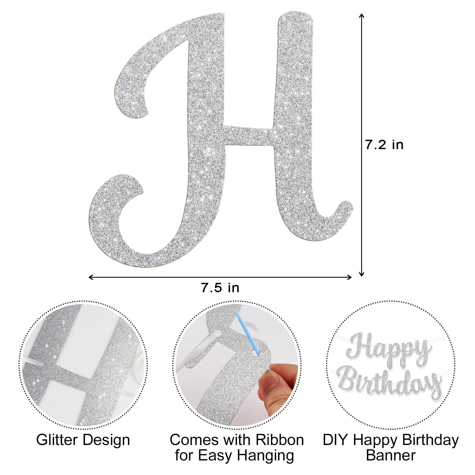 JHZMCRX versatile party decor banner suitable for walls, doors, and celebrations