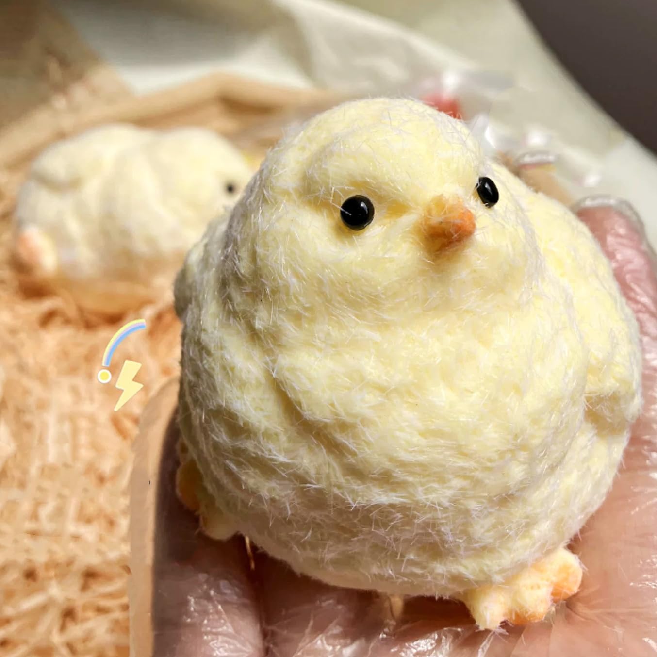 JIACAI chick squishy pinch-and-release for stress relief during work