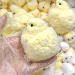 JIACAI soft furry chick squishy finishes provide comforting tactile feedback when squeezing
