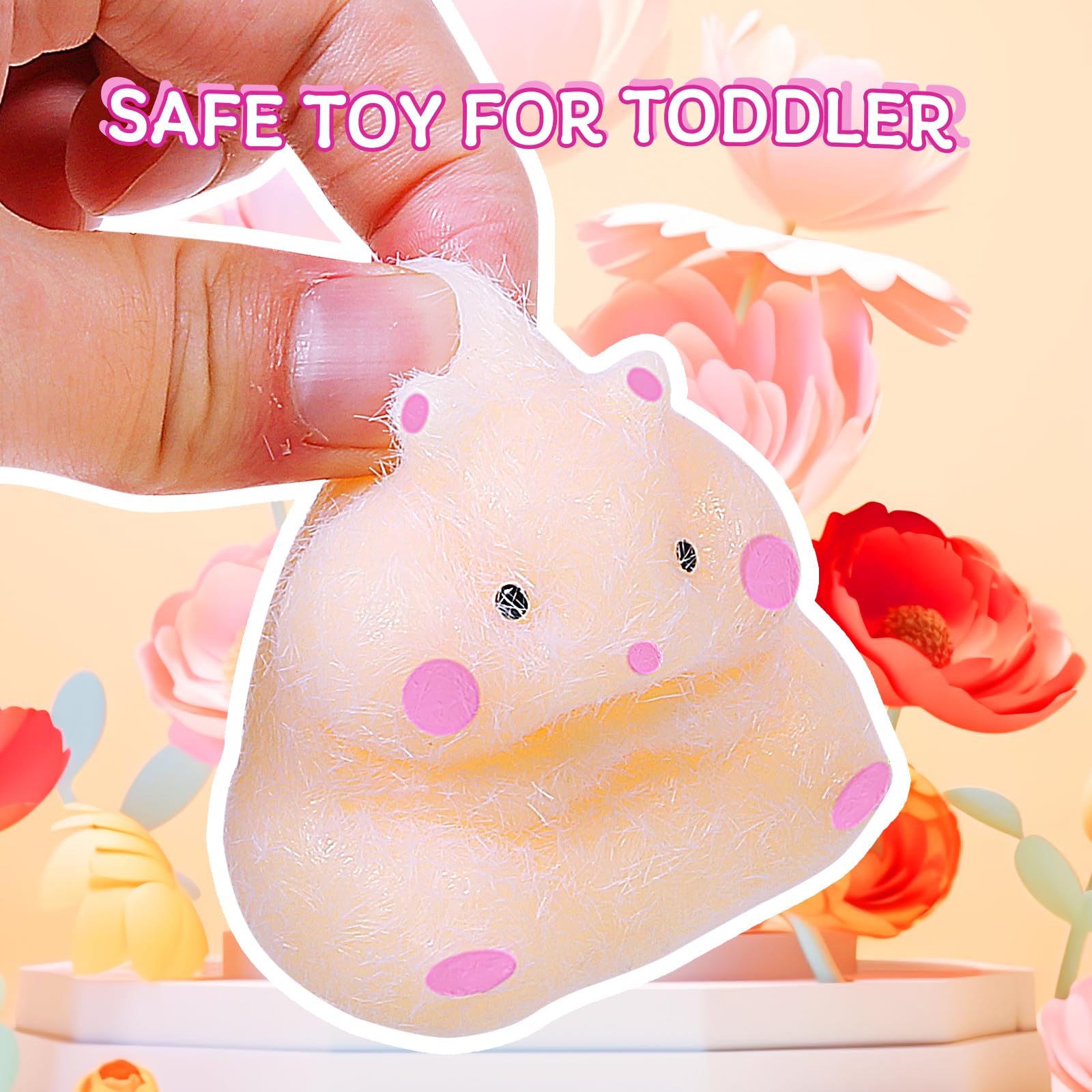 JIACAI hamster toy in kawaii design ideal for stress relief.