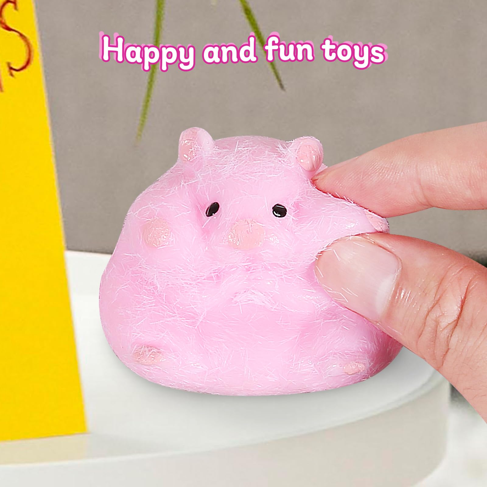 Portable size hamster toy fits in hand for on-the-go moments.
