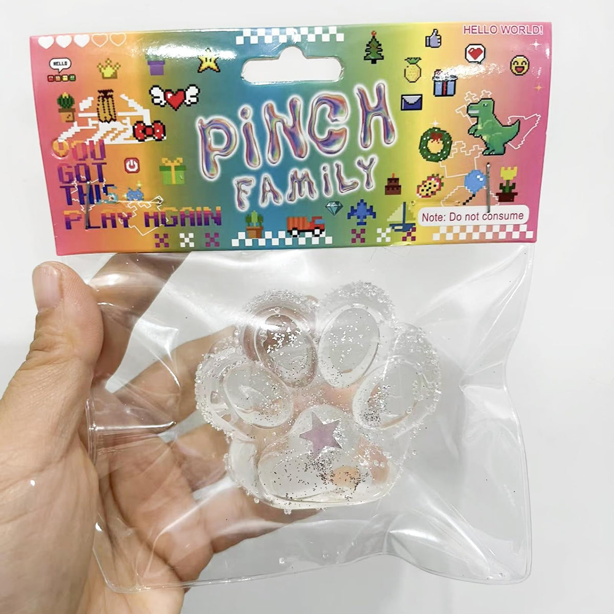 JIACAI Squishy Paw toy shows soft texture and kneading appeal for stress relief