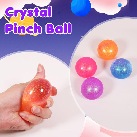 JIACAI glitter sugar ball orange aids stress relief during study breaks.