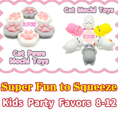 JIAHO cat paws mochi toy party favors, perfect Easter basket addition