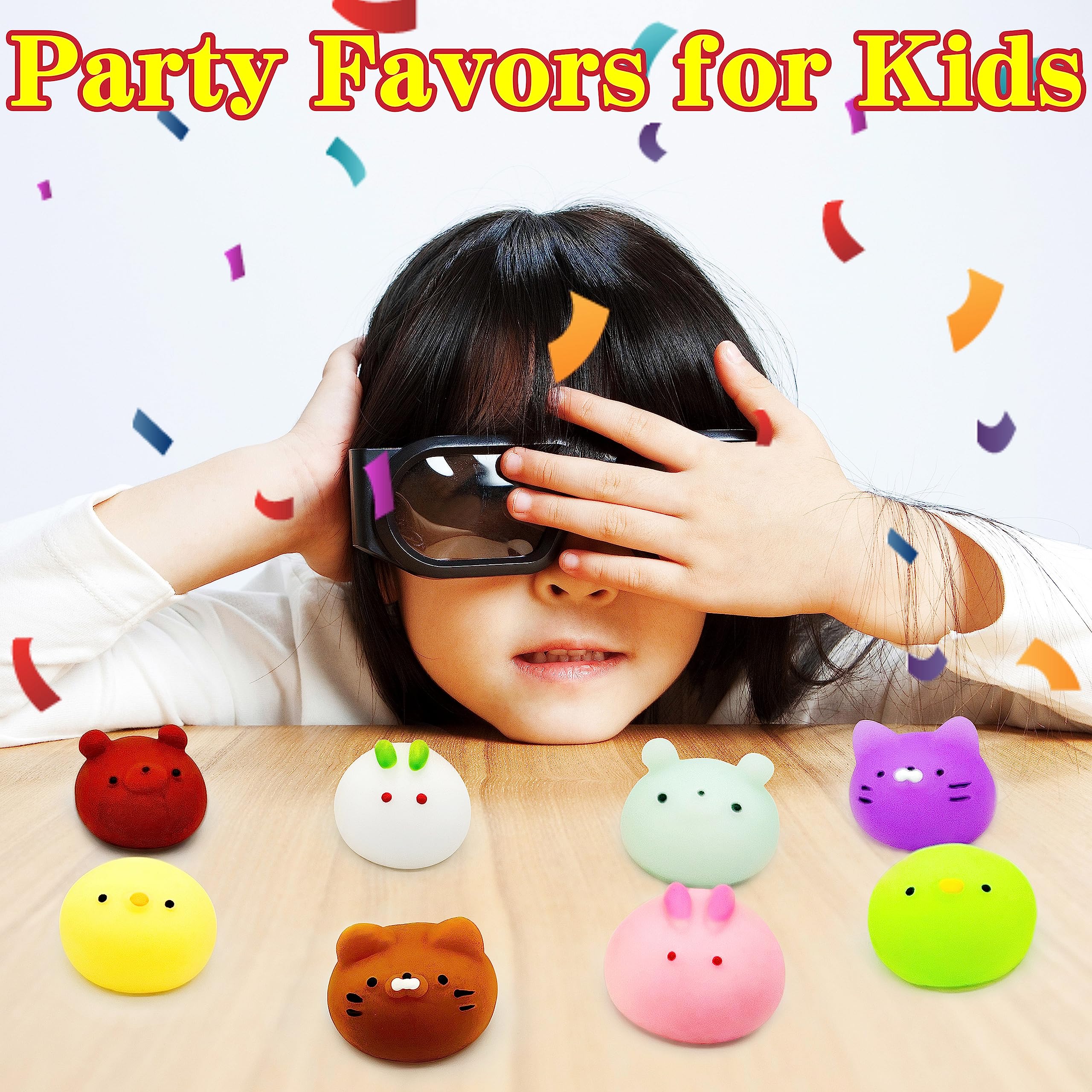 JIAHO Mochi assorted colors squishy toy easy to spot and share