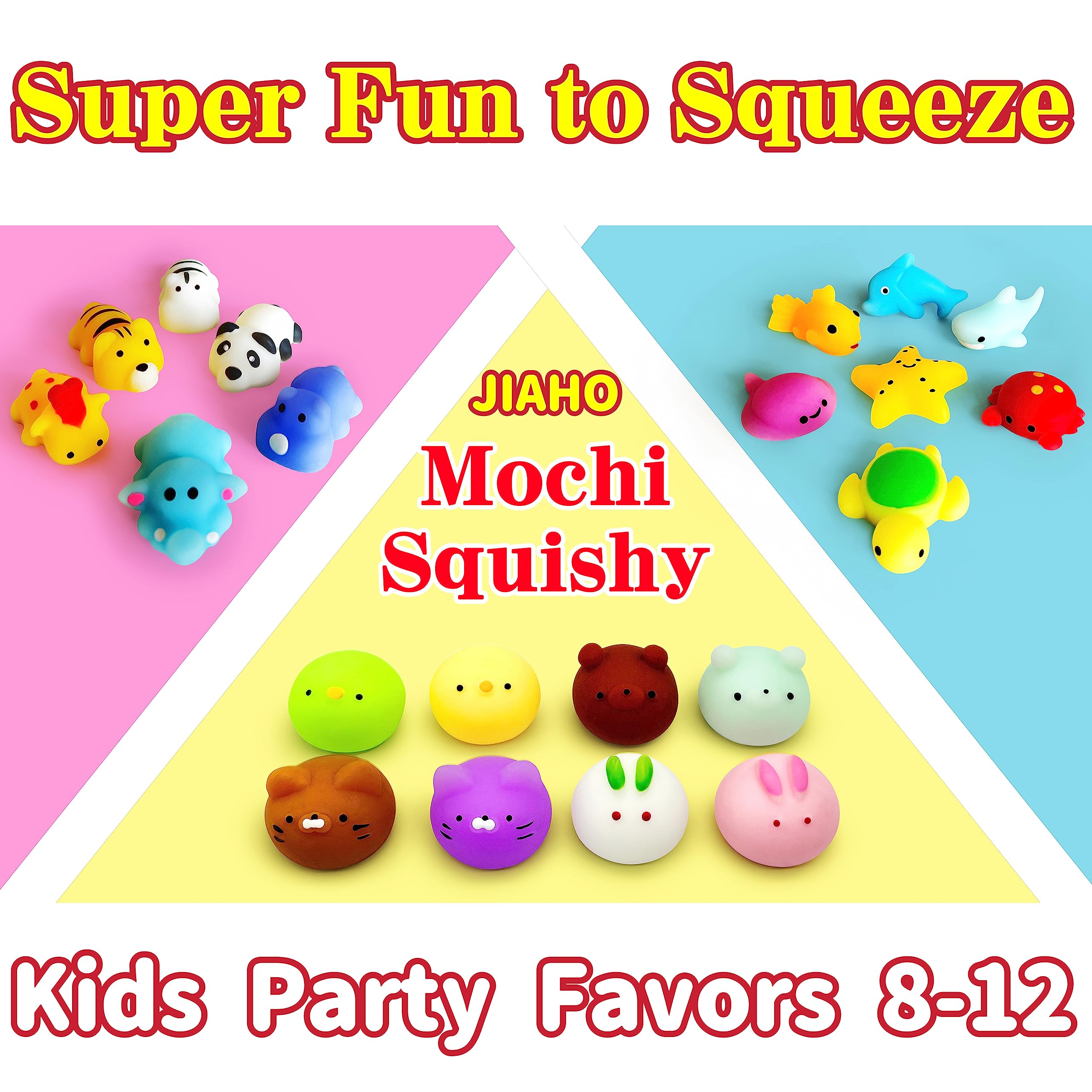 JIAHO Mochi squishy toys travel-friendly and easy to clean