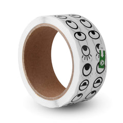 JIAKAI white and black eye stickers showcase high contrast for crafts.