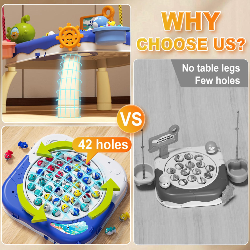 Jiakora rotating board with music enhances the fishing activity