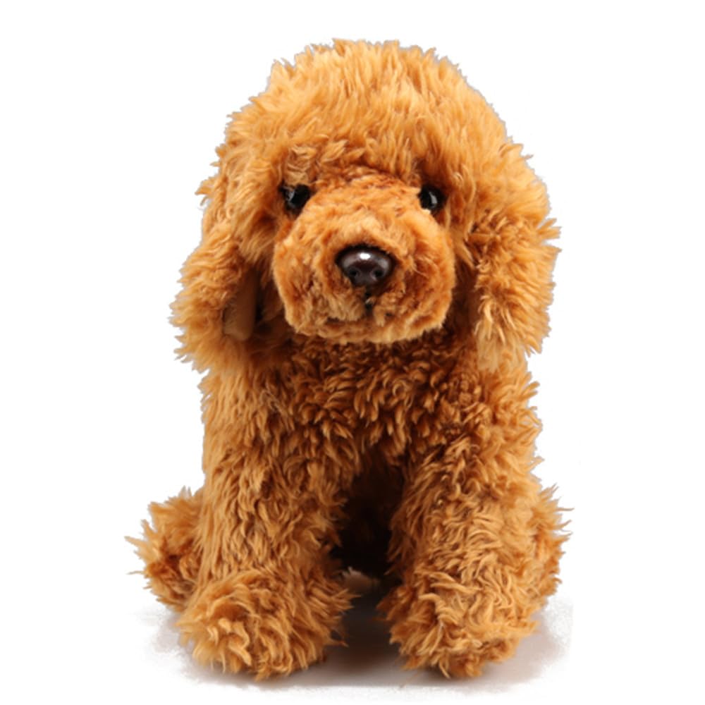JIANEEXSQ Labradoodle plush face detail, soft fur for gentle cuddling