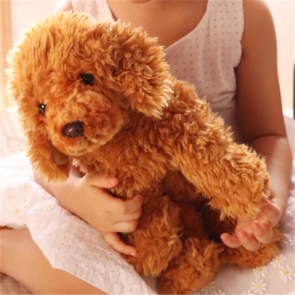 JIANEEXSQ Labradoodle plush gift-ready packaging, perfect for celebrations