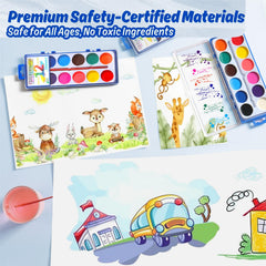 JIANERSHE 12 bright colors ideal for mixing and exploration.