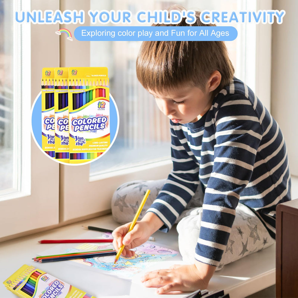 JIANERSHE back-to-school art supplies bulk kit for group projects.