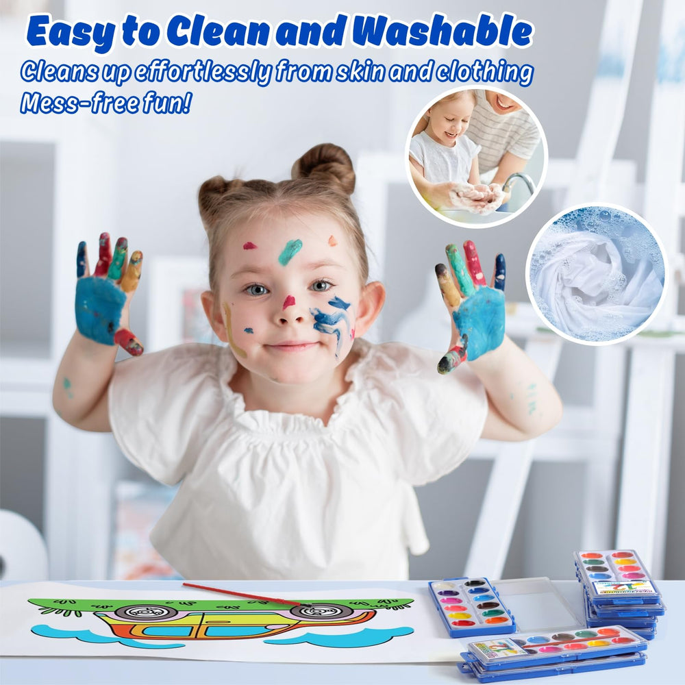 JIANERSHE non-toxic materials ensure safe painting for all ages.