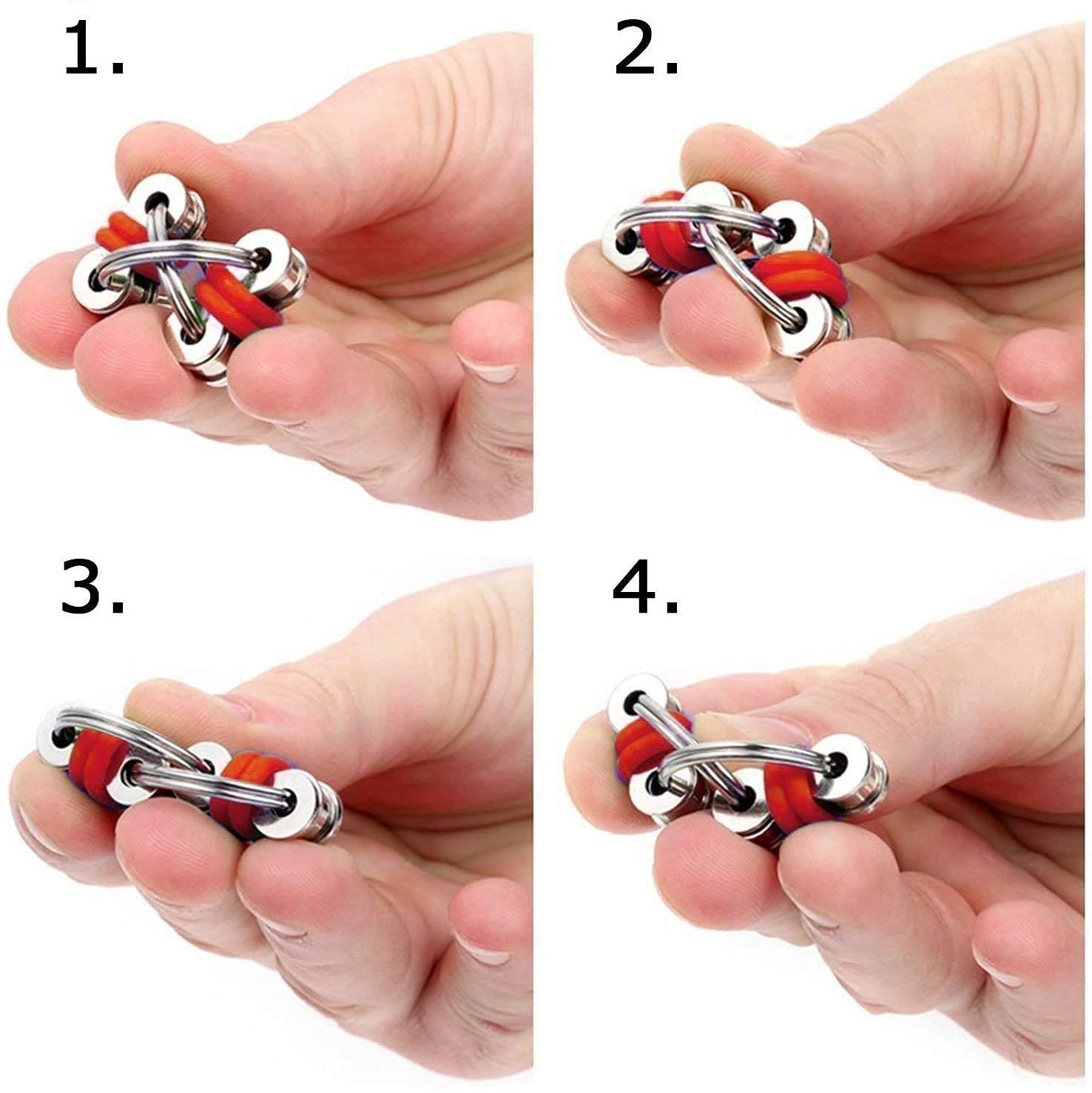 JIANGRUI Mesh and marble fidget toy one delivers varied textures.