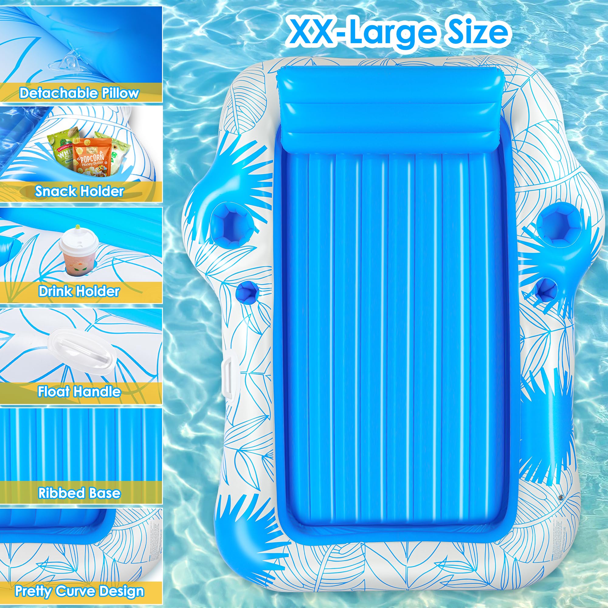 JIANYHW detachable pillow and air cushion base on the float.
