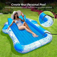 JIANYHW water-filled tanning bed keeps you refreshed under sun