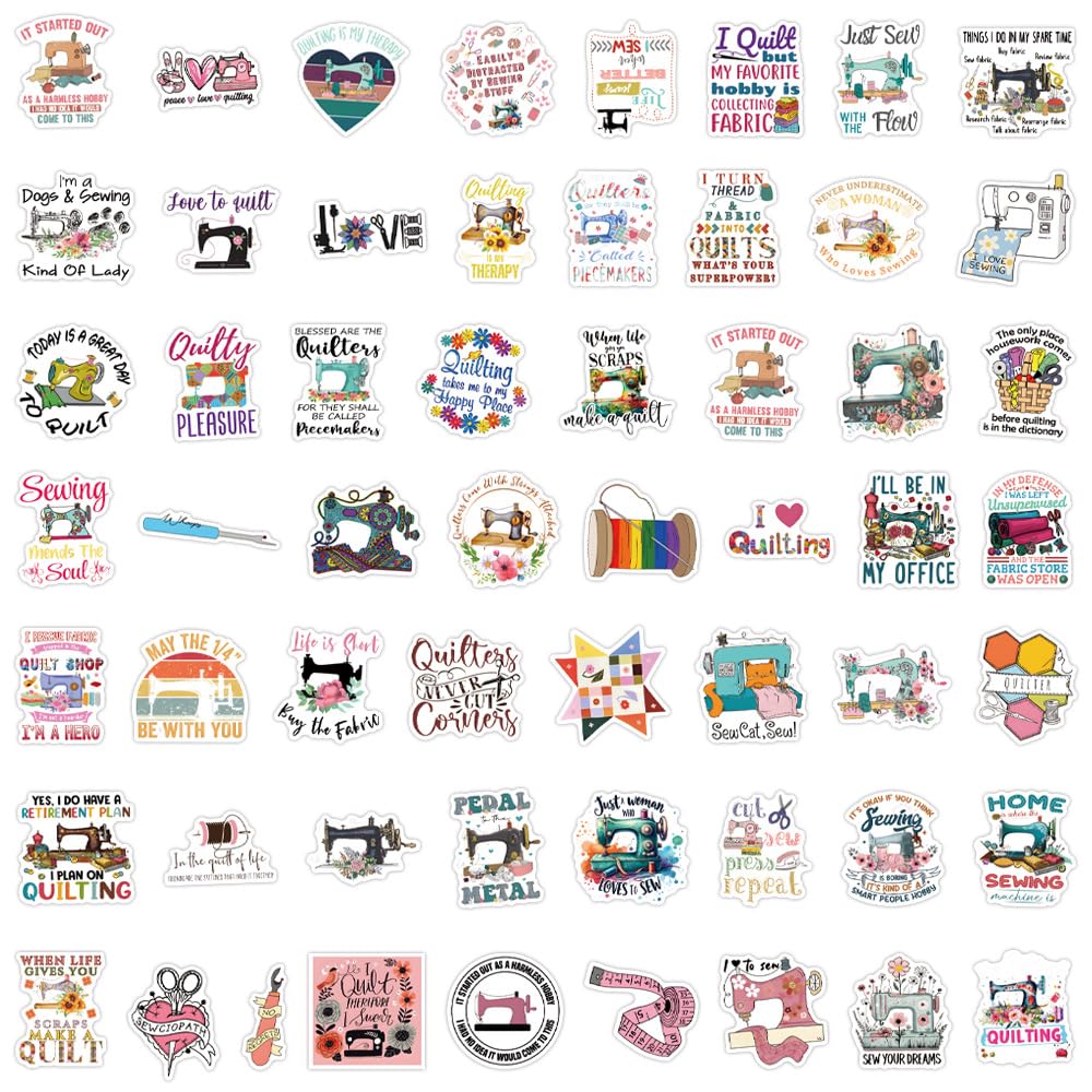 Jictegb sewing stickers on mobile phone for chic protection