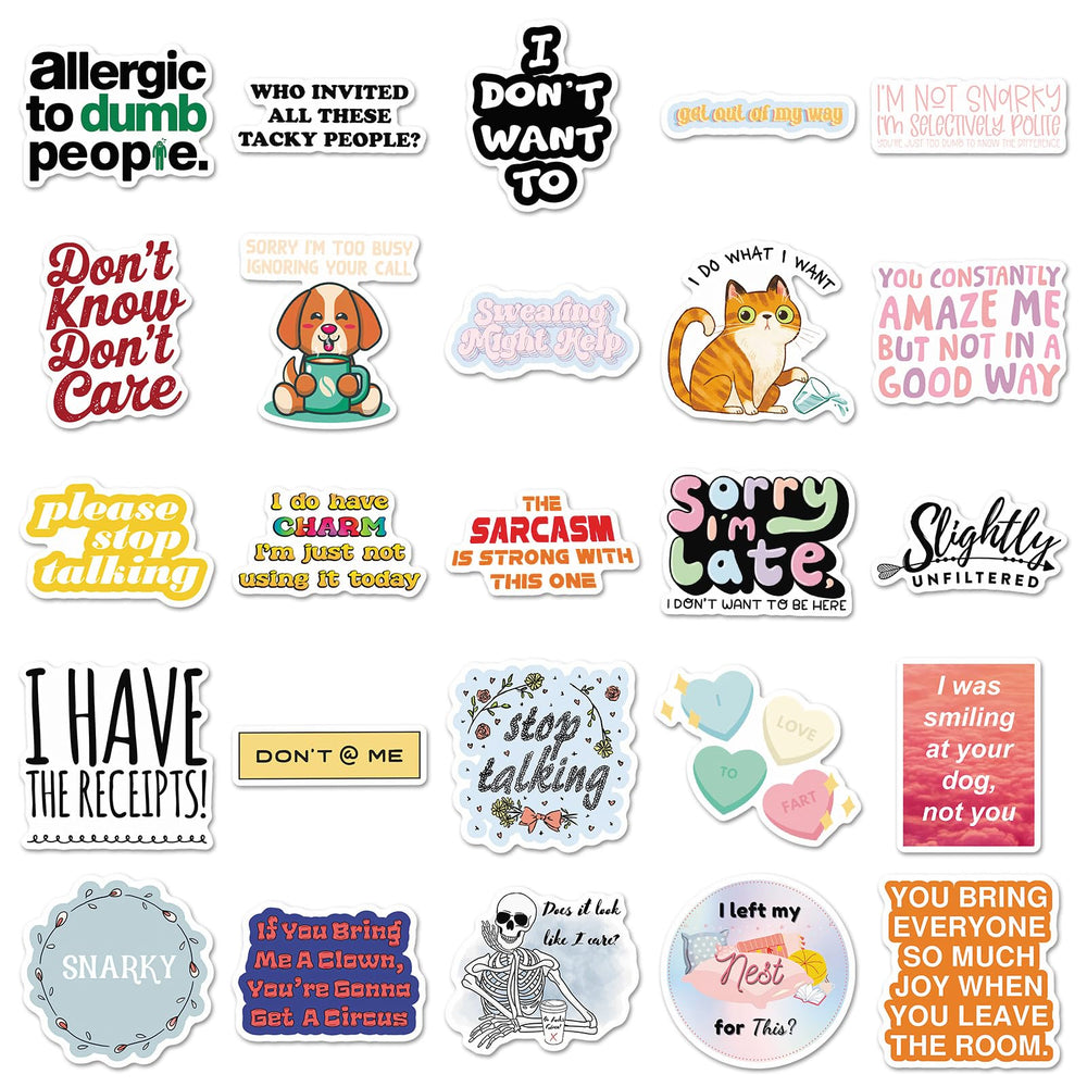 Jictegb Snarky Stickers make thoughtful gifts with Spanish quotes.