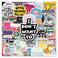 Jictegb Snarky Stickers for journals spark creativity and organization.