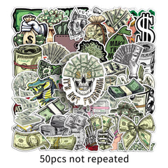 Jictegb waterproof PVC stickers are durable on laptops and notebooks