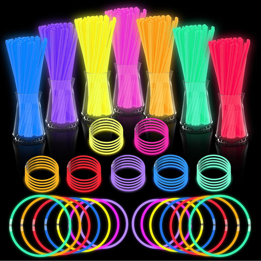 JICUICUI glow sticks bulk 50-pack for vibrant night-time celebrations