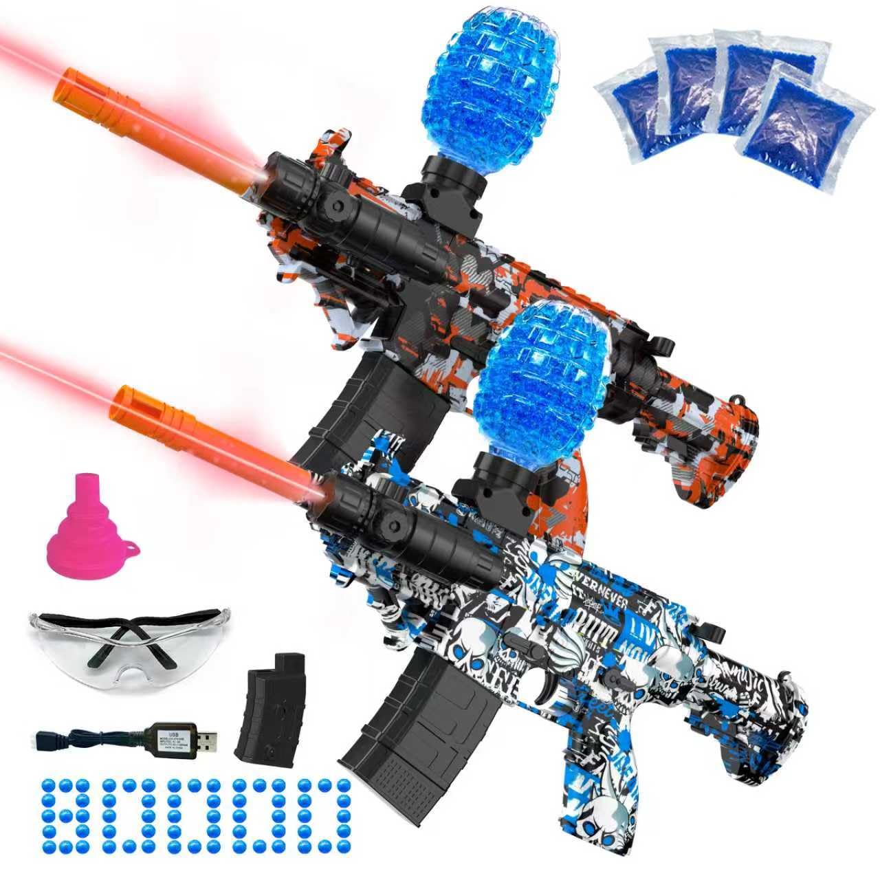 JIFTOK electric gel ball blaster exterior with durable ABS body for outdoor battles