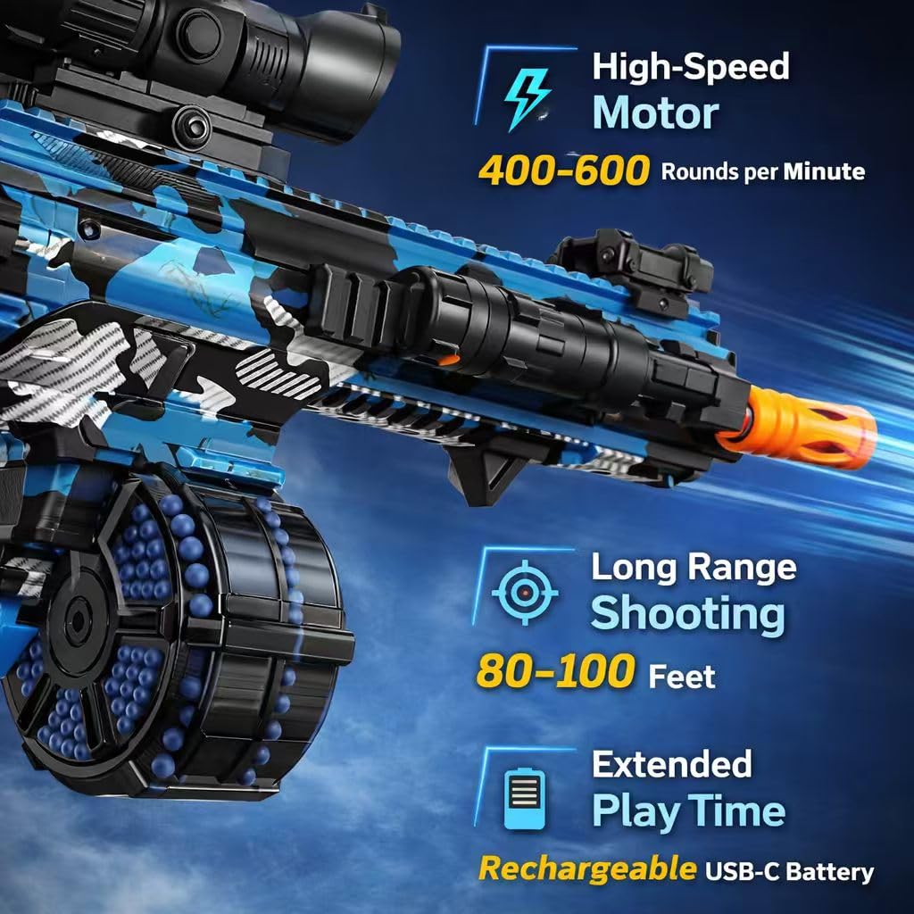 JIFTOK 60k gel beads pack ready for rapid-fire play.