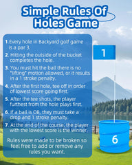 JIIFO 9-buckets golf game presented as a gift for adults.