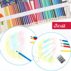 Jilide canvas wrap keeps 36 colors secure for travel