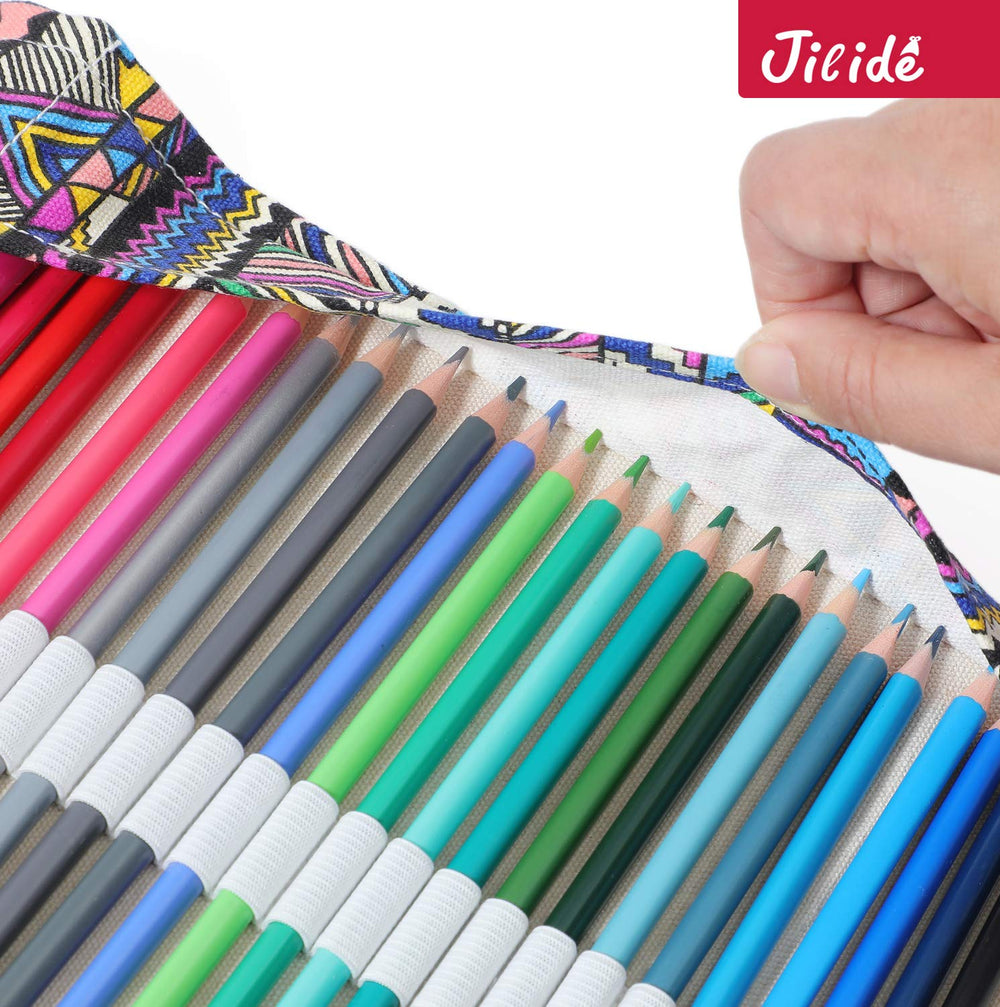Jilide pencils with built-in sharpener for quick re-sharpening