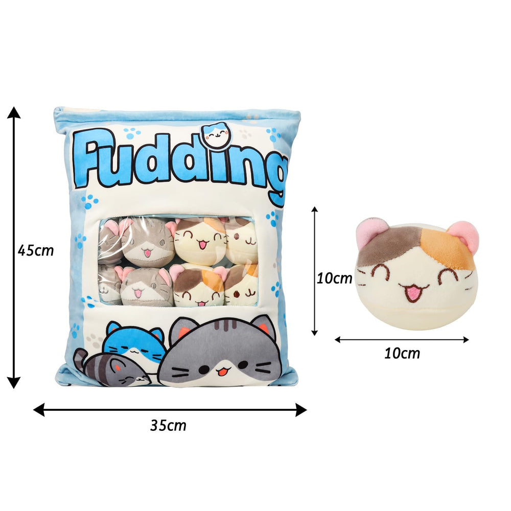 JILPAK cat plush toy shown as living room decor
