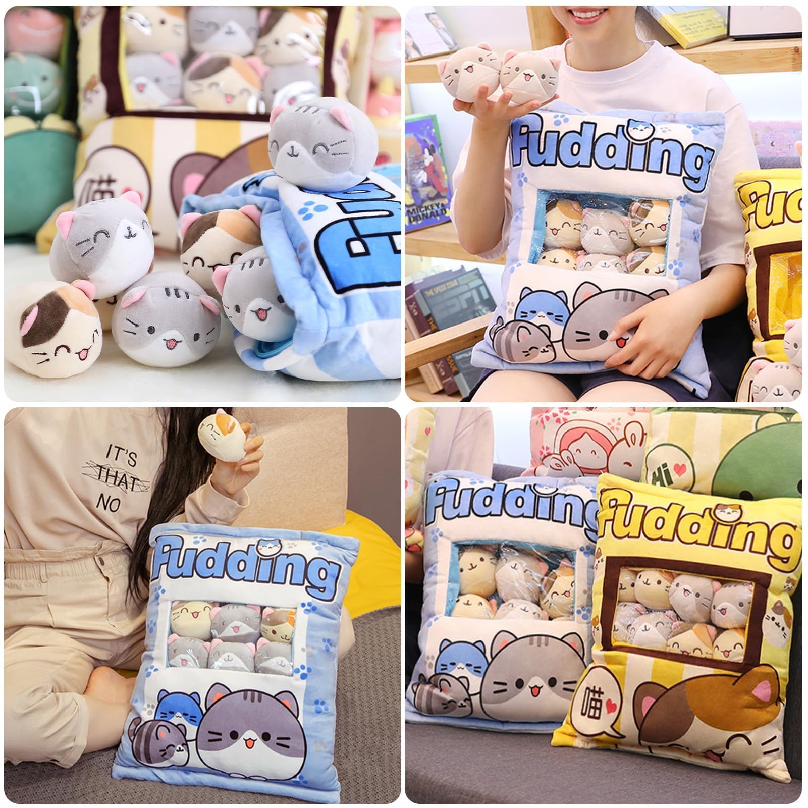 JILPAK giftable cat plush set ideal for holidays and birthdays