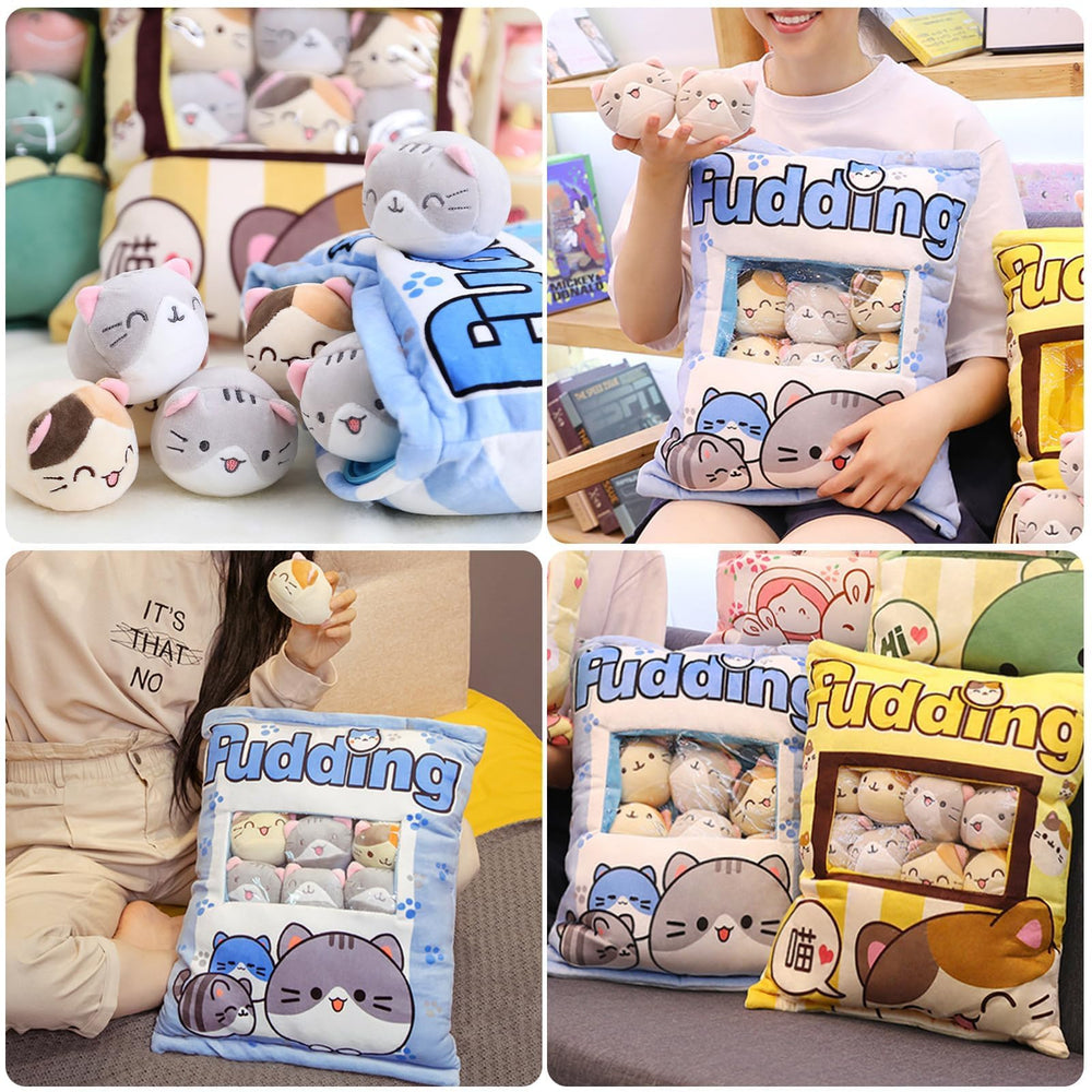 JILPAK giftable cat plush set ideal for holidays and birthdays