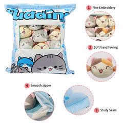 JILPAK kawaii plushies showcasing skin-friendly fabric for cuddling