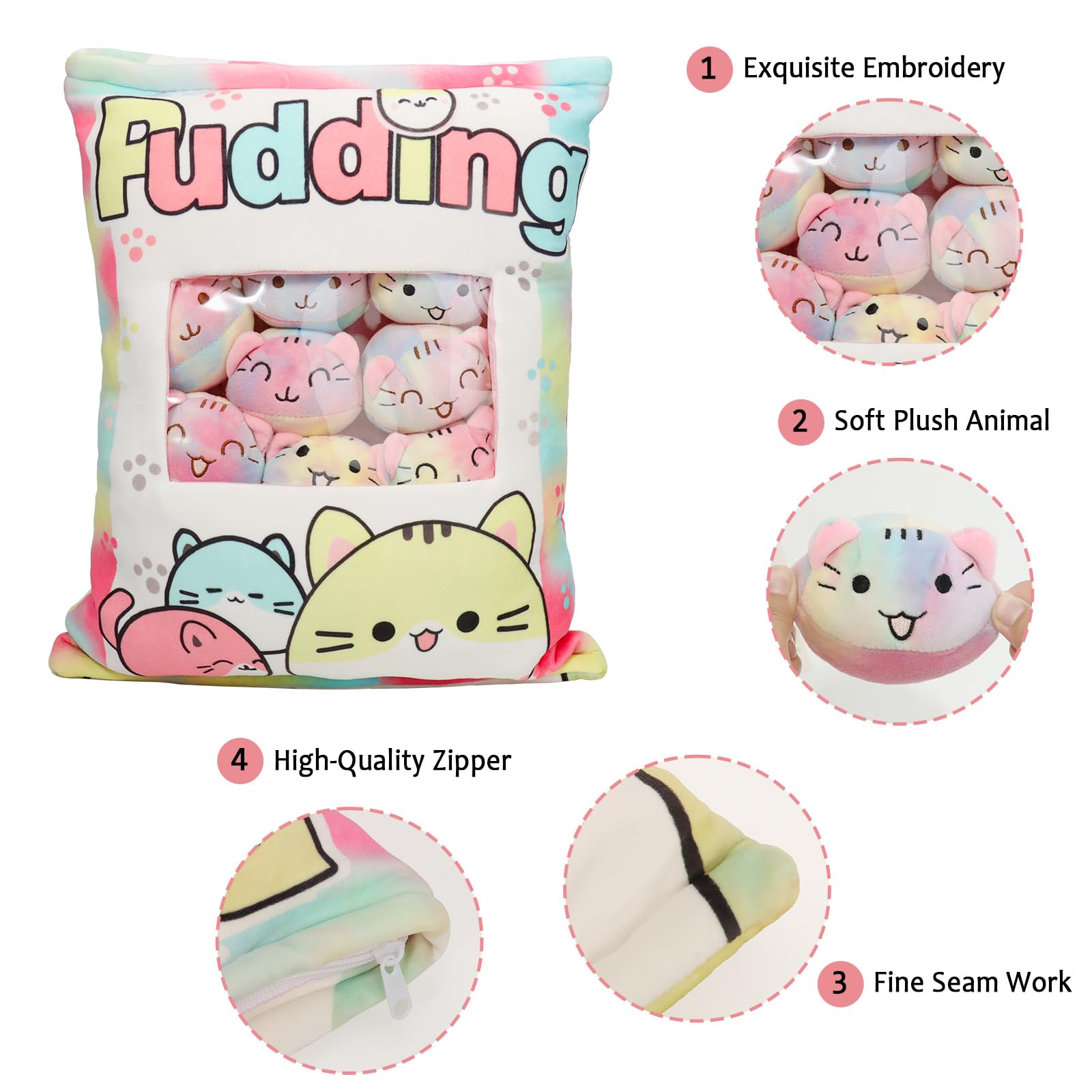 JILPAK removable kitten dolls add versatile play and display.