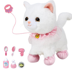 Jimate cat walking action with remote leash for engaging interactive play