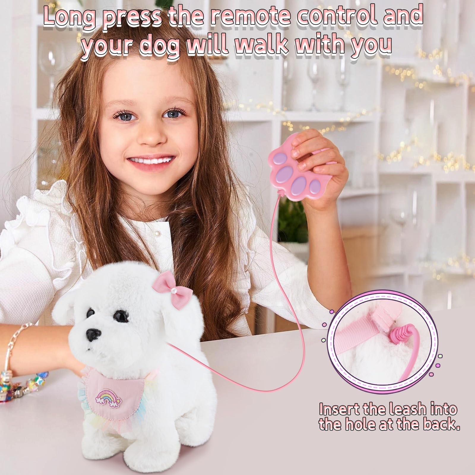 Jimate puppy toy accessories set including grooming items and feeding accessories