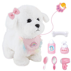Jimate walking puppy toy with remote bark feature for interactive play indoors