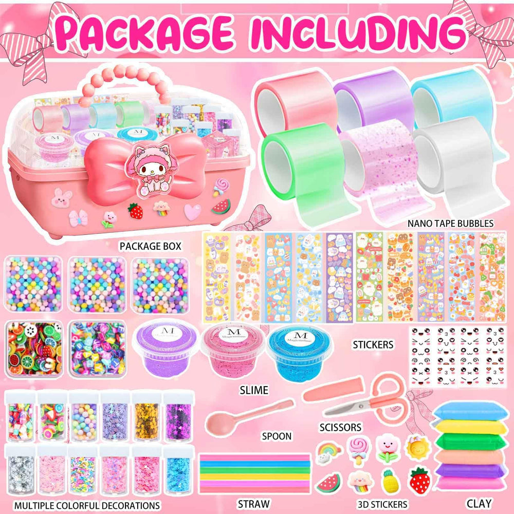 Jimcii nano tape bubble kit colors showcase vibrant tapes for playful bubbles.