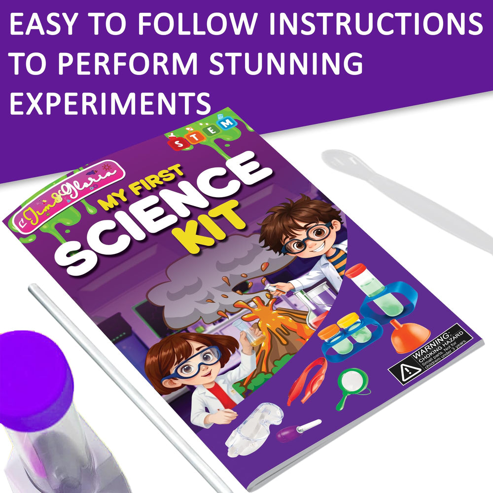 Jim&Gloria science kit instruction manual—clear steps for guided learning.
