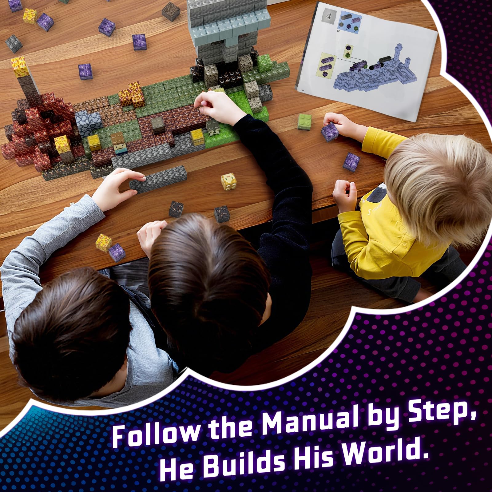 JIMI blocks set includes step by step idea guide to spark creativity