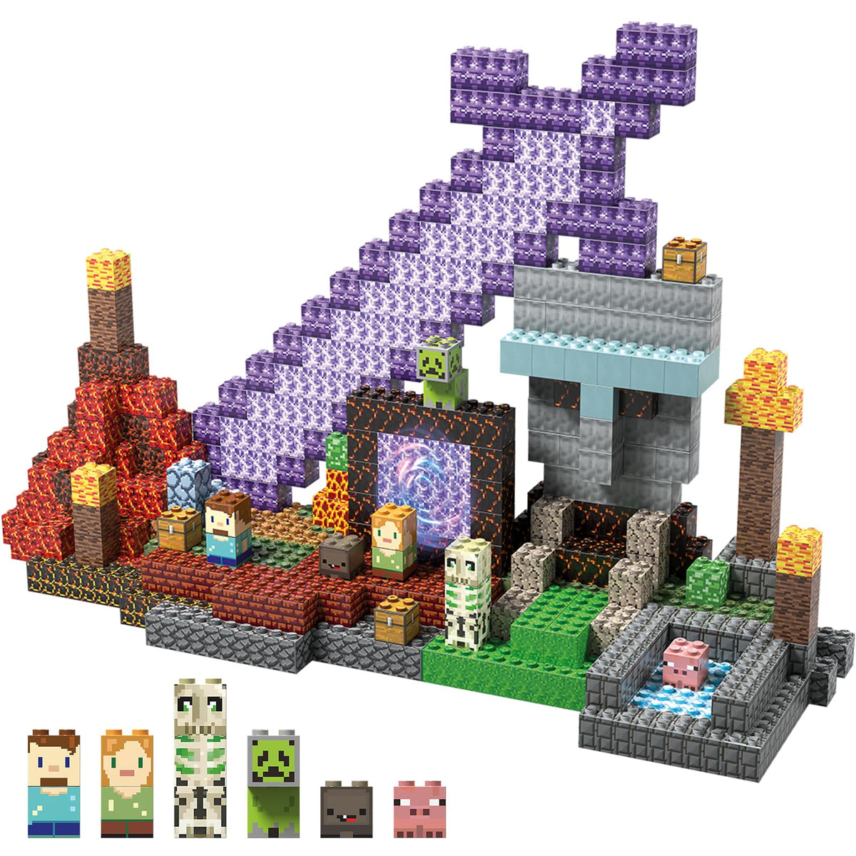 JIMI blocks set with characters for imaginative play and storytelling