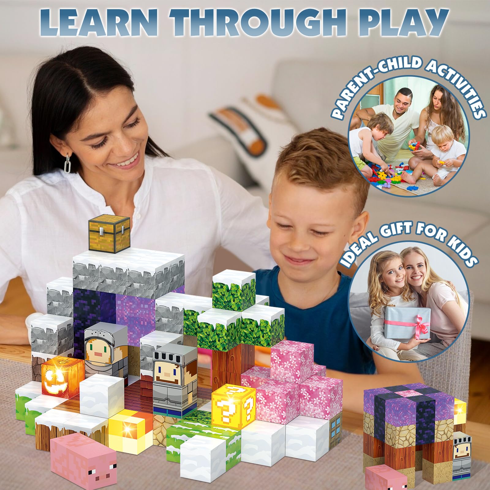 JIMI blocks are compatible with other magnetic sets for expanded builds.
