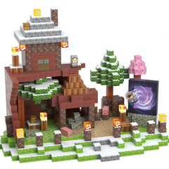 JIMI magnetic blocks enable imaginative scene-building play that sparks creativity.
