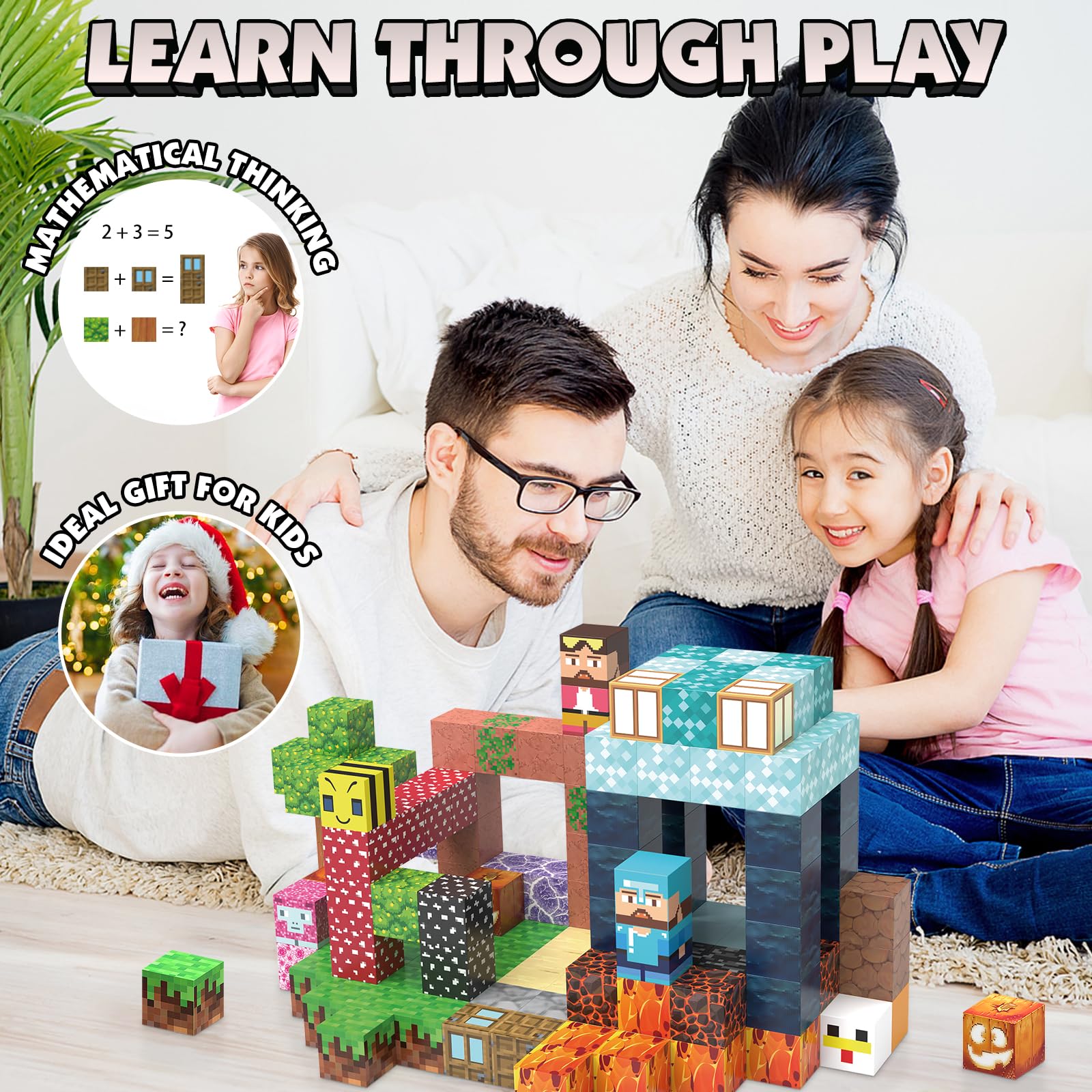 JIMI Montessori-inspired sensory play supports problem solving and color recognition.