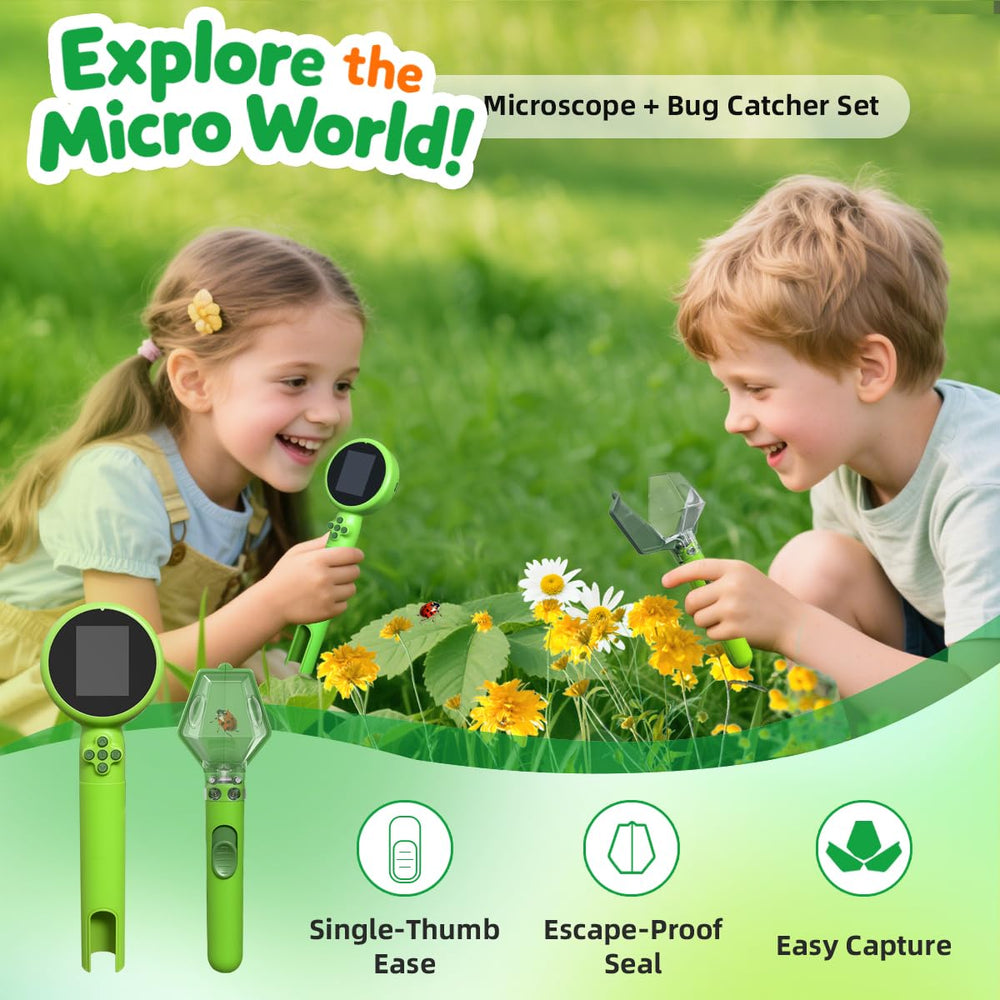 JIMZOO 3-level LED lighting ensures bright, clear observation anywhere.