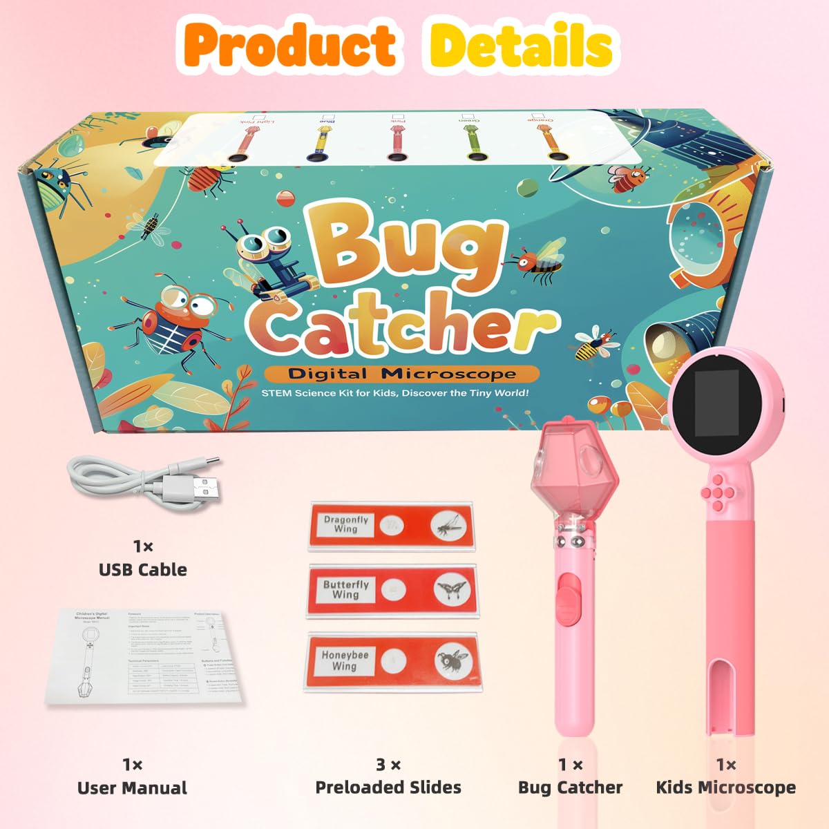 Jimzoo Colorful gift box—perfect educational present for young researchers.