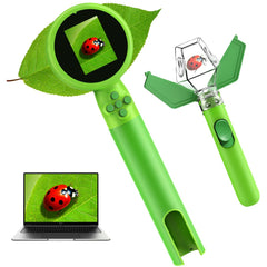 JIMZOO kids microscope with bug catcher kit portable view for outdoor science exploration.
