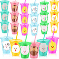 Jingmore farm animal cups design pig for kid-friendly drinks and table decor.